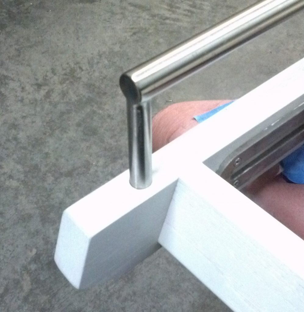 White Ladder Rail Top