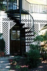 metal staircase