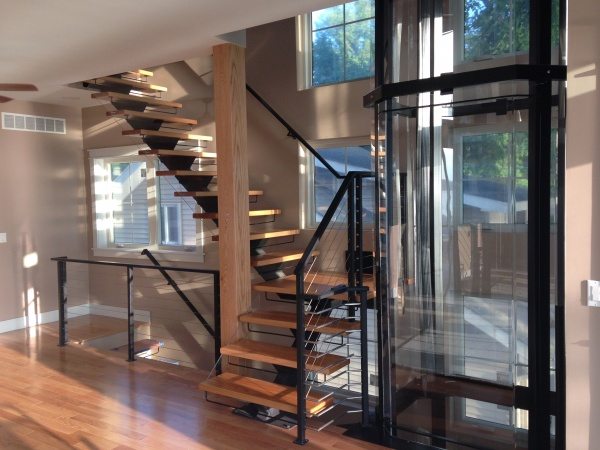 open riser stairs
