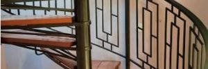 spiral stairs railing