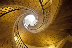 A Brief History of Spiral Stairs