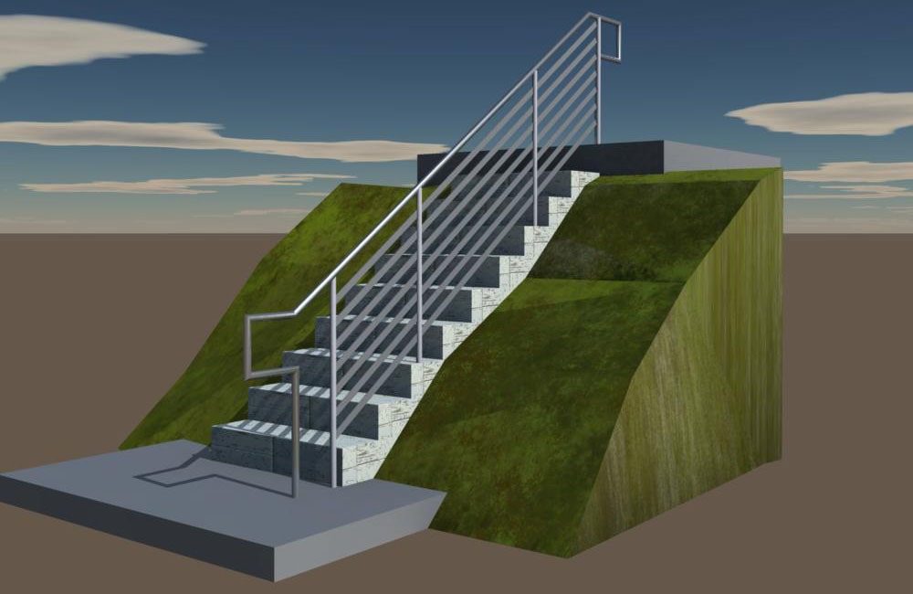 Horizontal Line Railing System